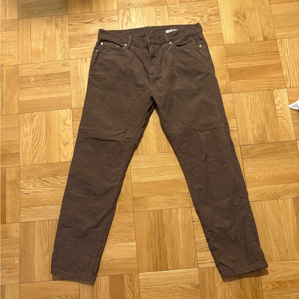 Outerknown Men's Corduroy Pants in Rich Brown